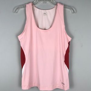 Fila Active Wear Tank With Open Back